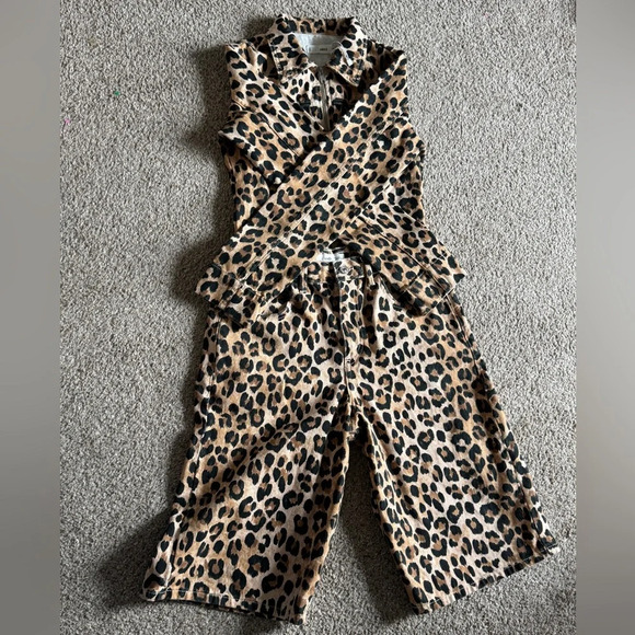 MNG Animal Print Jacket and Bermuda jeans - Picture 14 of 14